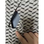 Candie's Vintage Geometric Patter Women's Size Medium Business Casual Office Y2K Photo 6