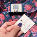 NWT ALICIA BELL Maddy Puff Sleeve Floral Maxi Dress Silk Cotton Long Sleeve Sz S Photo 5