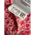Columbia Pink Red Printed 1/4 Zip Long Sleeve Pullover Women's Size Medium M Photo 7
