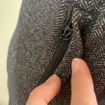 Lululemon Daily Practice Jacket Heathered Herringbone Black Gray Full Zip Sz 8 Photo 5