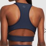 Beyond Yoga  Work It Over Longline Sports Bra In Navy- Size Medium Photo 1