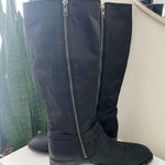 Frye  Melissa Belted Leather Tall Boots Black Size 7.5 Photo 6