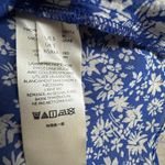 Free People NWT  Floral Blouse Bell Sleeve Bohemian‎ Rosalie Wrap Top Blue Size S Photo 8