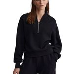 Varley Davidson Womens Half Zip Sweatshirt black size medium Photo 0