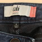 CAbi EUC Dark Dusk Curvy Skinny Distressed Jeans Style 3194 Size 6 Photo 1