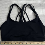 Fabletics  Black Strappy Sports Bra Not Padded Unknown Size See‎ Measurements Photo 0