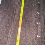 Susan Bristol VTG  Brown 100% Boiled Wool Full Zip Sweater Jacket | Women's 2x Photo 4