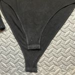 Mango pop‎ womens Black Long Sleeve Bodysuit Size S Photo 5