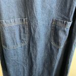 MPH Collection 90s denim embroidered midi maxi dress size XL Photo 4