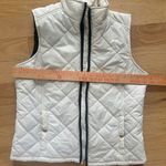 Lauren Ralph Lauren Large White Quilted Vest Sleeveless Jacket Zip Photo 2
