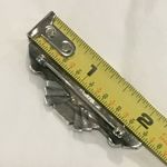 Onyx Art Deco Marcasite Mother of Pearl Silver Pin Photo 5