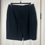 St. John Griffith Gray For  Wool Black Pencil Skirt Size 8 Career Academia Photo 2