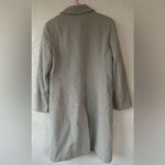 United Colors Of Benetton Vintage  Womens Sz 44 (M/L) Coat Gray Wool Trench Pea Photo 7