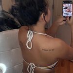 Forever 21 backless halter striped top Photo 3