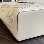 Kate Spade  Festive Floral Meringue Leather Tote Bag NWT Photo 8