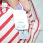 J.Crew | Red White Strip Long Bell Sleeve Blouse Shirt Women’s Size XXS Photo 6