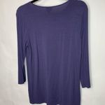 J.Jill Purple 95% Rayon 5% Spandex Flowy T Shirt Sz Small Photo 2