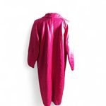 American Vintage NWT Fluorescent Pink Wool Double Breasted Coat Old Money Winter Photo 2