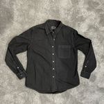 Universal Threads Universal Thread Women’s Gray Black Denim Long Sleeve Classic Fit Shirt Size S Photo 1