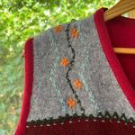 Coldwater Creek  Women's Vintage Embroidered Sweater Vest Size 1X Photo 3