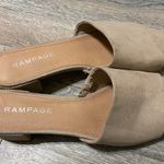 Mule Sandals Tan Size 9.5 Photo 0