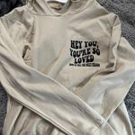 inspirational Hoodie Tan Size M Photo 0