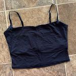 SKIMS Fits Everybody Cropped Cami Onyx Size Large Photo 2