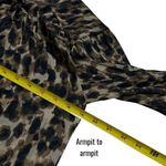 Evereve  Lexi Leopard Animal Print Blouse Career Mob Wife Luxury Statement M Photo 8