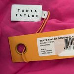 Tanya Taylor  | Sasha Pink Floral Puff-Sleeve A-Line Wrap Mini Dress Photo 10