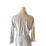 Saylor - Striped Long Sleeve Preppy Tie-Waist Shirt Dress Sz S Photo 4