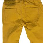 MAO Mustard Yellow Skinny Pants L fall autumn colors pockets elastic drawstring Size L Photo 3