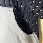 Out From Under  Urban Outfitters Women Quilted Hooded Jacket Polka Dot Blue Small Photo 1