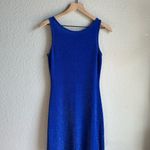 💙Y2K Roberta Royal Blue Glitter Fitted Mini Dress Photo 1