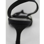 Van Eli Laban Womens Black Open Toe Slingbacks Heels Evening Shoes Sz 6.5 Narrow Photo 5