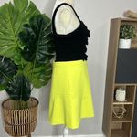J.Crew • neon a line mini skirt size 8 Photo 2