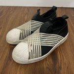 Adidas Black Superstar Slip On Sneakers Size 5 US $108 Photo 2