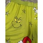 American Eagle grinch plush pj shorts elastic waist loungewear christmas green L Photo 10