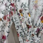Zimmermann Zimmerman White Linen Midi Wrap Dress in Floral Elka Vine Size 0 AU EUC Photo 6