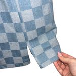 Amanda Uprichard NEW NWT  Rossi Romper Dress In Checkerboard Denim Blue Photo 6