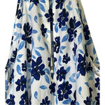 Mud Pie Mud Pie Blue White Floral Pacey Flounce Dress Tiered Women Size Medium NWT Photo 9