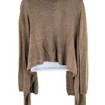 Anthropologie Moth Far Channels Brown Cardigan Sweater Photo 4