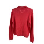 Talbots  L salmon pink button up collared cardigan sweater cotton casual work Photo 1