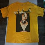 Aaliyah Graphic Yellow Short Sleeve Concert T Photo 4