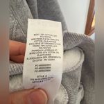 Aritzia Tna Cozy Fleece Boyfriend 1/4 Zip Sweatshirt Heather Chrome Grey small Photo 6