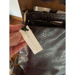 Lulu Dharma wine snakeskin boxy bucket bag Photo 2