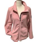 Bebe  Women’s Soft Pink Fleece Jacket Full Zipper & Pockets EXCELLENT CONDITION Photo 2