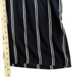 Forever 21  Contemporary Womens Size Medium Black White Striped Back Zip Culottes Photo 7