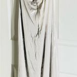 ZARA  NWT MAXI FOIL HALTER DRESS
SIZE LARGE Photo 9