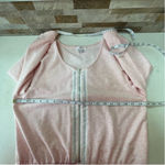 Venus  Rhinestone Trim Sweatshirt Cotton blend Dress w drawstring Sz M Photo 12