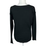 PINK - Victoria's Secret VS PINK Long Sleeve Black Love Pink Top Size Small Photo 3